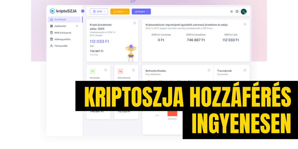 KriptoSZJA hozzáférés